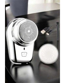 Seyahat Tipi Tıraş Makinesi Taşınabilir Kablosuz Mini Paslanmaz Çelik