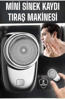 Tıraş Makinesi Mini Sıfır Sakal Yanak Tıraş Makinesi USB Şarjlı