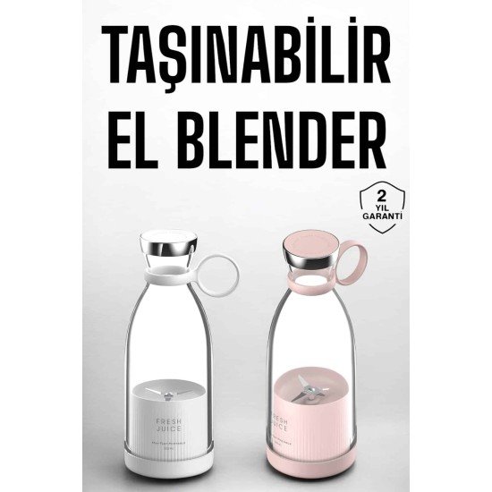 El Blender Taşınabilir Meyve Blender Şarj Edilebilir Taşınabilir Blender Elektrikli El Blender Taşınabilir Meyve Blender Şarj Edilebilir Taşınabilir Blender Elektrikli