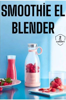 El Blender Bardak Blender Şarjlı Taşınabilir Meyve Sıkcağı Smoothie