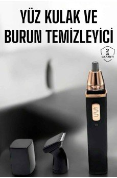 Seyahat Tipi Mini Taşınabilir Siyah Burun Kulak Yanak Kıl ve Tüy Temizleme Makinesi