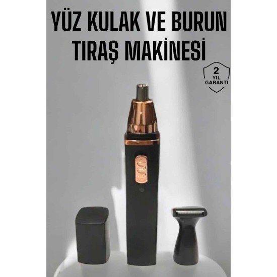 Tıraş Makinesi Kulak Burun ve Yüz Temizleyici Şarjlı Mini