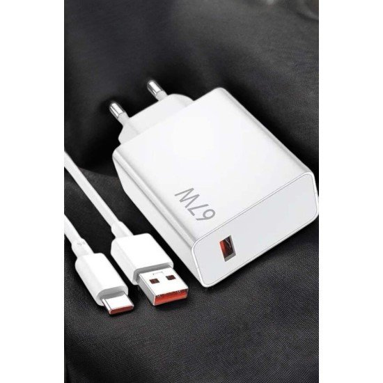 67W Şarj Aleti Turbo Hızlı Type-C Şarj