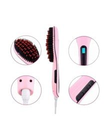 Fön Etkili Saç Düzleştirici Tarak Yıpranma Karşıtı Döner Kablo Isı Ayarlı