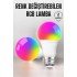 Renk Değiştirebilen RGB Işıklı Led Ampul A+Enerji 15 Watt Led Işık