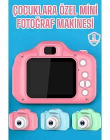Çocuk Kamerası Dijital 1080P HD Kaliteli Mini Fotoğraf Makinesi Profesyonel