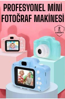 Çocuklara Özel Dijital Fotoğraf Makinesi Mini 1080P HD Kaliteli