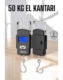 El Terazisi Dijital Göstergeli Pilli 50 Kg Ağırlık Ölçer