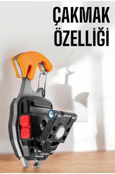 El Feneri Acil Işık Seti Tornavida Düdük Kapak Açma Kamp Lambası