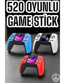 Game Stick Oyun Konsolu 520 Oyunlu Retro Oyunlu Led Ekran
