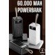 Powerbank 60.000 MAH Dijital Göstergeli 4 Portlu Taşınabilir Powerbank 60.000 MAH Dijital Göstergeli 4 Portlu Taşınabilir