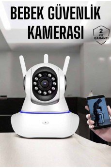 Wifi Kamera Ev Kamerası Gece Görüşlü Kablosuz Bebek Izleme Kamerası