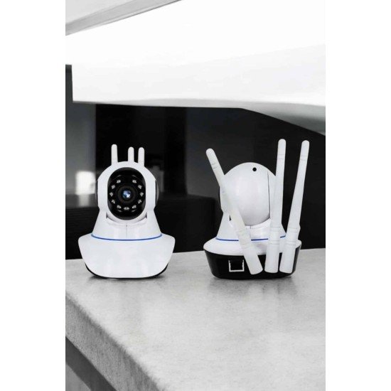 Wifi Kamera Ev Kamerası Gece Görüşlü Kablosuz Bebek Izleme Kamerası