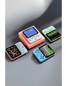 Mini Atari El Atarisi 3.5 inç Ekran Çift Konsol 666 Adet Retro Oyun Gameboy El Atarisi