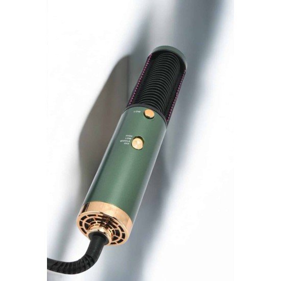 Üflemeli Fön Tarak Düzleştirici Seramik Kaplama Elektriklenme Karşıtı Üflemeli Fön Tarak Düzleştirici Seramik Kaplama Elektriklenme Karşıtı