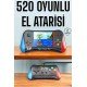 Retro 500 Oyunlu Nostaljik Oyunlu El Atari Gamebox Oyun Konsolu Çift Destekli