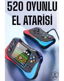 Gamepad Joystick Nostalji 500 Oyunlu 2 Li Atari Gamebox Oyun Konsolu Sup Atari