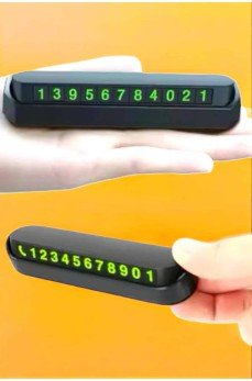 Numaralık Araç İçi Araba Araç Park Numaratör Telefon Numarası Yazma