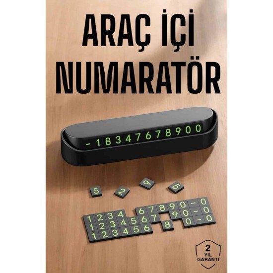 Araç İçi Numaratör Numaralık Torpido Üstü Açılır Kapanır Telefon Numarası Bırakma Araç İçi Numaratör Numaralık Torpido Üstü Açılır Kapanır Telefon Numarası Bırakma
