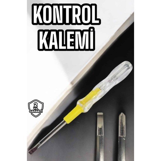 Test Cihazı Kontrol Kalemi Çift Başlıklı Şeffaf Elektrik Testi