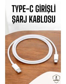 Iphone İOS Uyumlu Hızlı Şarj Kablosu Type C To Lightning 12 13 14 15 Pro Max
