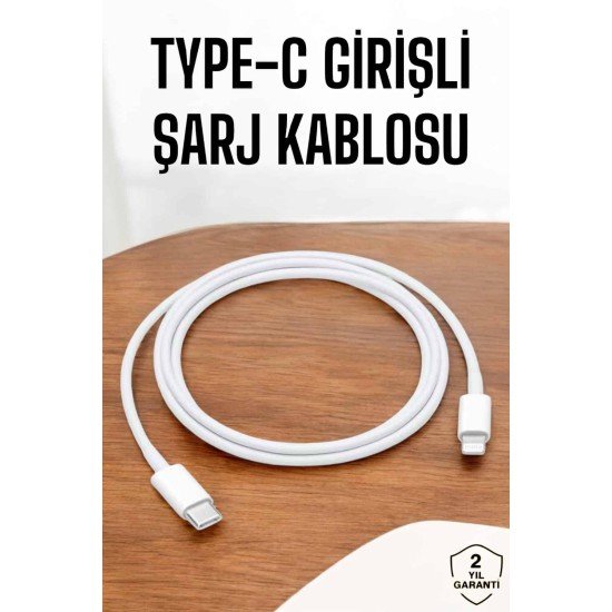 Iphone İOS Uyumlu Hızlı Şarj Kablosu Type C To Lightning 12 13 14 15 Pro Max