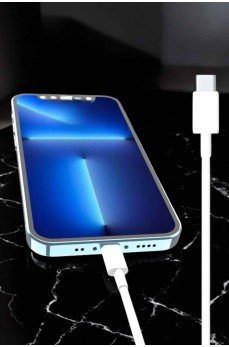 Iphone Uyumlu İOS Uyumlu Lightning Hızlı Şarj Tye C Lightning Şarj Kablosu
