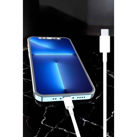Iphone Uyumlu İOS Uyumlu Lightning Hızlı Şarj Tye C Lightning Şarj Kablosu