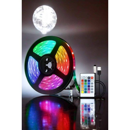 Smart Şerit Led TV Arkası Renkli Kumandalı 10 Metre