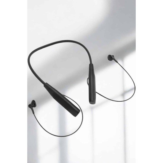 Kablolu Boyun Askılı Dijital Göstergeli Bluetooth Kulaklığı 60 Saat