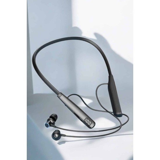 Dijital Göstergeli Kulak İçi Kablosuz Bluetooth Kulaklık Boyun Bantlı Dijital Göstergeli Kulak İçi Kablosuz Bluetooth Kulaklık Boyun Bantlı