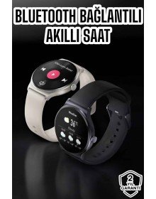 Akıllı Saat Sesli Görüşme Bluetooth Bağlantılı 3 Kordonlu