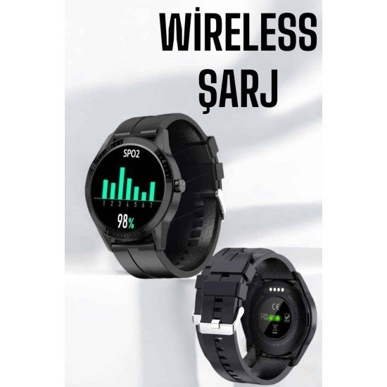 Akıllı Saat Çok Fonksiyonlu Sesli Görüşme NFC Uyumlu Amoled Ekran