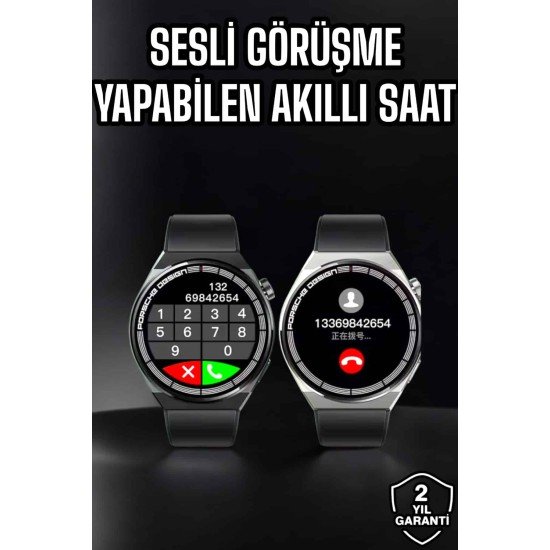 Akıllı Saat Nabız Sensörlü Bildirim Görebilen Spor Modları GPS Takibi