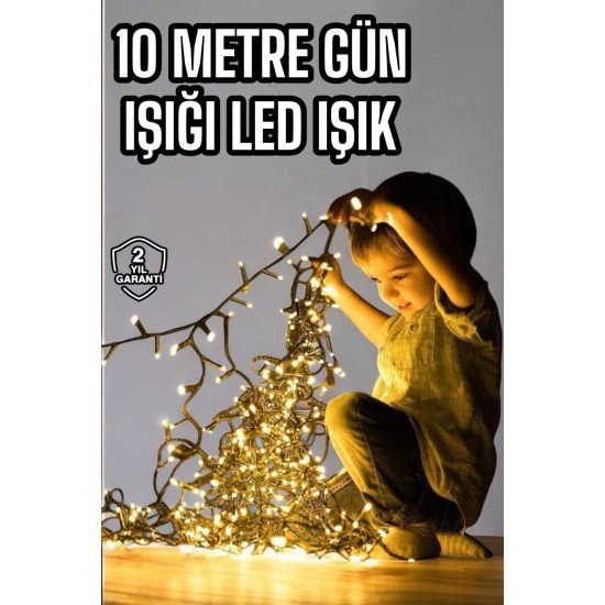 10 Metre Led Işık Saçaklı Dekoratif Şerit Led