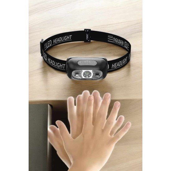 Kafa Lambası Kamp Lambası Led Işık Şarjlı Ayarlanabilir Kafa Lambası Kamp Lambası Led Işık Şarjlı Ayarlanabilir