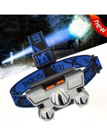 Kafa Lambası Hafif ve Esnek Çift Anahtarlı Far Led Işık