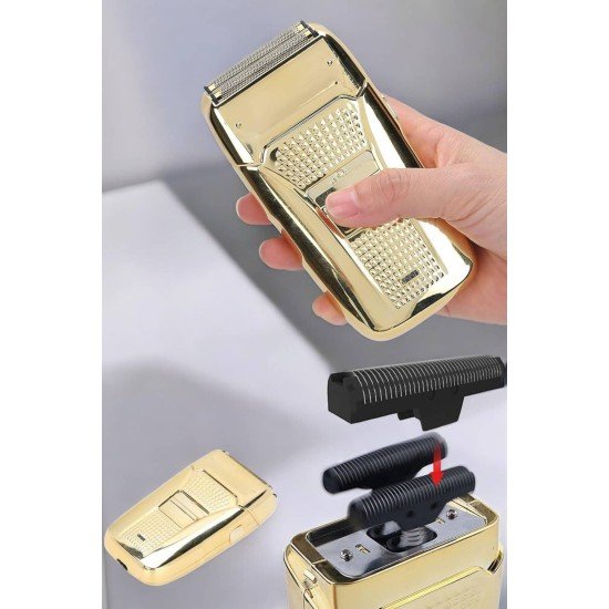 Tıraş Makinesi Paslanmaz Çelik Şarjlı Taşınabilir Tıraş Makinesi Paslanmaz Çelik Şarjlı Taşınabilir