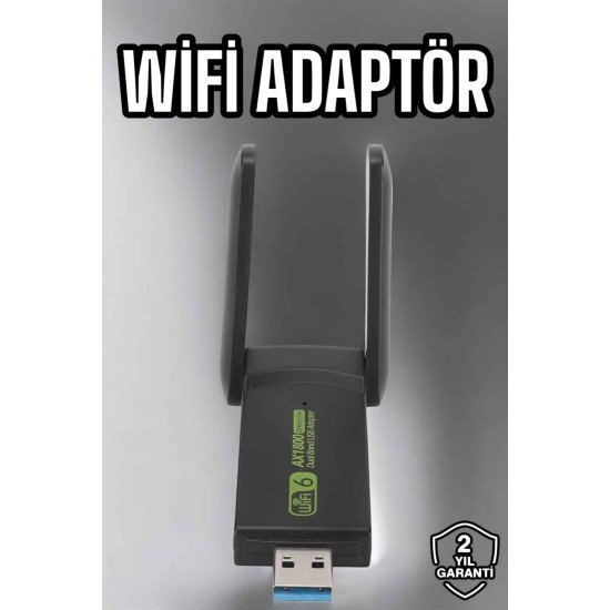 Wifi Adaptör Çift Bantlı Kablosuz Wifi Adaptörü Wifi Adaptör Çift Bantlı Kablosuz Wifi Adaptörü