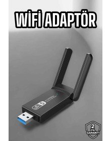 Wifi Alıcı Wifi Adaptörü USB Girişli 3.0