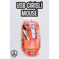 Sessiz Kablosuz USB Girişli Mouse Fare Yüksek Performanslı