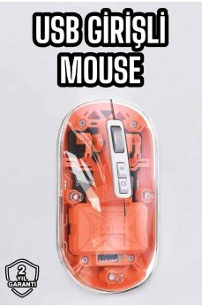 Sessiz Kablosuz USB Girişli Mouse Fare Yüksek Performanslı