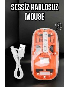 Kablosuz Mouse Fare 5.0 Bluetooth Bağlantılı USB Girişli