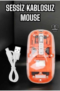 Kablosuz Mouse Fare 5.0 Bluetooth Bağlantılı USB Girişli