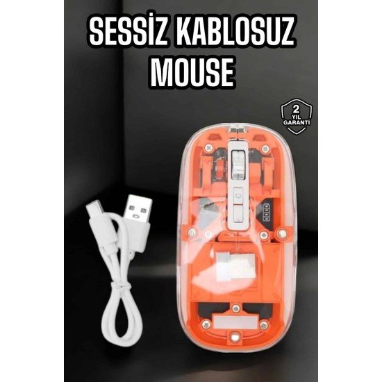 Kablosuz Mouse Fare 5.0 Bluetooth Bağlantılı USB Girişli Kablosuz Mouse Fare 5.0 Bluetooth Bağlantılı USB Girişli