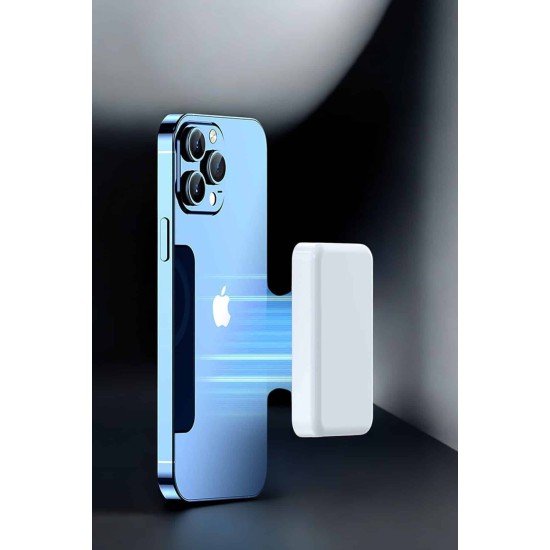 5000 Mah İOS Uyumlu Magsafe Kablosuz Şarj Hızlı Şarj Desteği