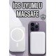 5000 Mah İOS Uyumlu Magsafe Kablosuz Şarj Hızlı Şarj Desteği