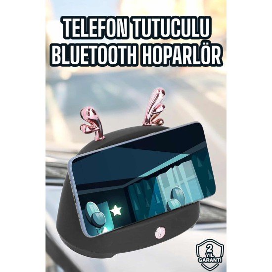 Bluetooth Hoparlör Telefon Tutuculu Akıllı Hoparlör Uzun Pil Ömrü Bluetooth Hoparlör Telefon Tutuculu Akıllı Hoparlör Uzun Pil Ömrü