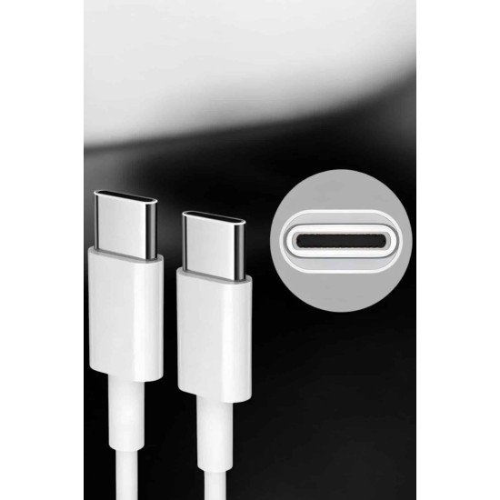 İOS Uyumlu Type-C Girişli Hızlı Şarj 15/15 Pro Max Adaptör ve Kablosu