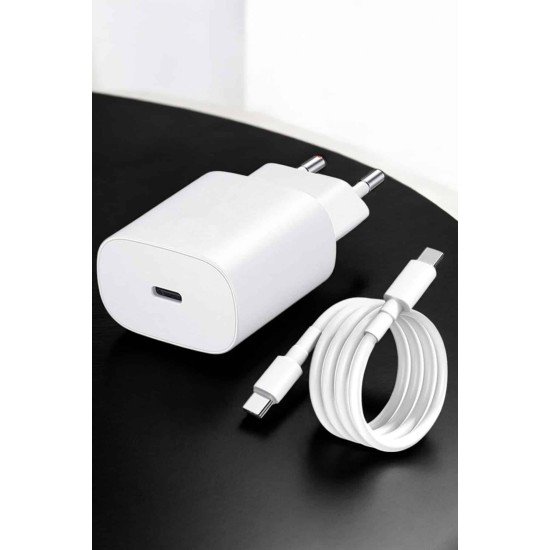 Şarj Aleti İOS 15/15 Pro Max Uyumlu Şarj Adaptörü ve Kablosu